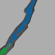 TUFLOW Animation Environment Agency Test 5 Dambreak Valley Flooding