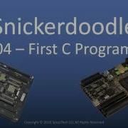 First C Program On Snickerdoodle From Linux Environment