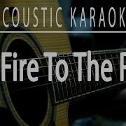 Set Fire To The Rain Adele Acoustic Karaoke