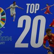 TOP 20 GOLES EUROCOPA ALEMANIA 2024 BEST GOALS UEFA EURO GERMANY ENGLISH COMMENTARY