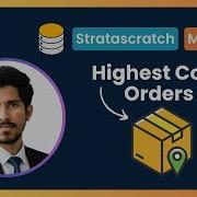 Highest Cost Orders StrataScratch Medium SQL Solution
