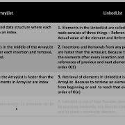 Difference Between ArrayList And LinkedList Collection Framework