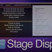 Aprende Mas Con Videotools La Función Del Stage Display En ProPresenter