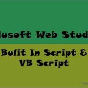 Indusoft Web Studio Built In Script VB Script