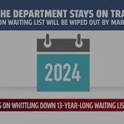 DHS Unveils Timeline For Eliminating Disability Waiting List