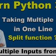 Multiple Inputs In One Line In Python Split Function In Python Python Tutorial Cyber Warriors