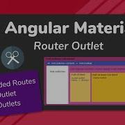Angular Material Using Angular Router With Lazy Loading And Named Outlets