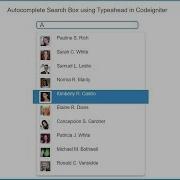 Autocomplete In Codeigniter Using Typeahead