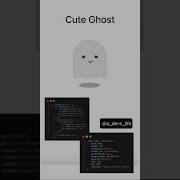 Cute Ghost Animation With Pure CSS Css Csstips Coding Html Developer Shorts Viral
