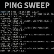 Nmap Host Discovery With Ping Sweep