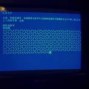 BASIC Maze Generator On Atari 800XL