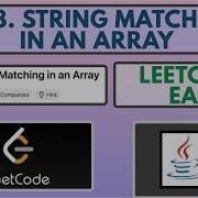 Leetcode 1408 String Matching In An Array Easy Java Solution