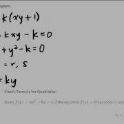 IMO 1988 Problem 6 Using Vieta S Formula And Fermat S Method Of Infinite Descent 108