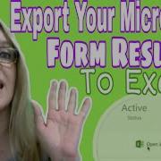 Export Your Microsoft Form Results To An Excel Spreadsheet