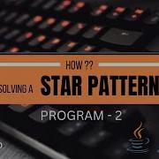 How To Create Star Pattern In Java Program 2 Logic Building With Subtitles