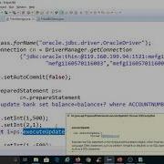 Advanced JAVA JDBC And Transaction Management