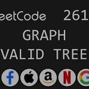 Graph Valid Tree Leetcode 261 Python