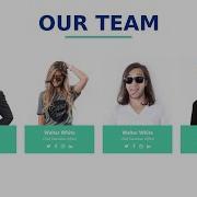 Our Team Section Using HTML CSS And Bootstrap Web Dev