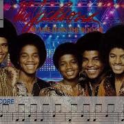 The Jacksons Blame It On The Boogie Drum Score