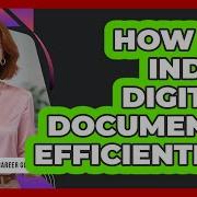 How To Index Digital Documents Efficiently