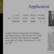 Lecture 12 Camera Model