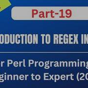 Introduction To Regular Expression In Perl Part 19 Perl Scripting Regex Perlprogramming
