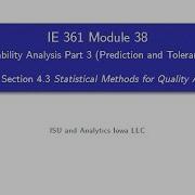 Statistical Process Improvement Module 38