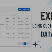 How To Export DataTable To Excel PDF CSV Using Custom Button JQuery DataTables