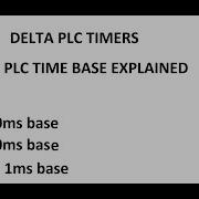 Delta PLC Timers Ispsoft Time Base Explained English