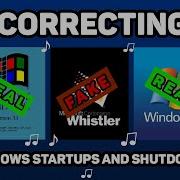 CORRECTING WINDOWS STARTUP AND SHUTDOWNS