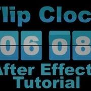 Flip Clock Countdown And Up Adobe After Effects Tutorial