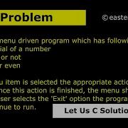 Write A Menu Driven C Program Which Has Factorial Prime Odd Even And Exit Options