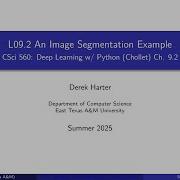 L09 1 2 Computer Vision Tasks And An Image Segmentation Example