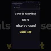 Python Lambda Function Shorts Python Coding