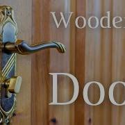 Old Wooden Doors Open And Close With Creaking Sound Effect
