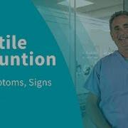 Erectile Dysfunction The Symptoms Signs Causes