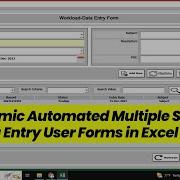Dynamic Automated Multiple Sheet Data Entry User Forms In Excel VBA