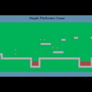 Simple Platformer Game Using JavaScript