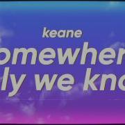 Keane Somewhere Only We Know