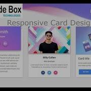 Create Responsive Bootstrap Card Design Using Html Css Part 7 Code College