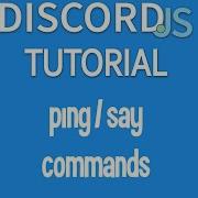 Discord Js Tutorial Ep 1 Help Commands And Ping Command Command Handler Included