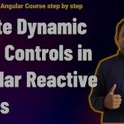 Create Dynamic Form Control In Angular Reactive Forms Reactive Forms In Angular Angular Tutorial