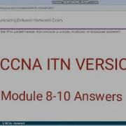 Cisco CCNA Module 8 10 Answers ITN Version 7 00 Ccna Module 8 10 Answers Module 8 10 Answers
