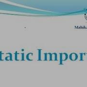 Java Interview 07 Static Import
