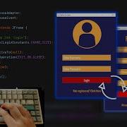 ASMR Programming Modern Login Register GUI Java Swing Project