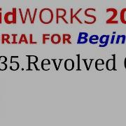 SolidWorks Tutorial For Beginners 35 Revolved Cut