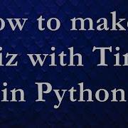 Python Quiz App With Timer