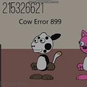 Cow Error 899