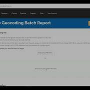 CDX Technologies Web Based Tool For Bulk Reverse Geocoding