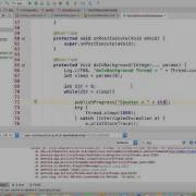 Started Service Async Task